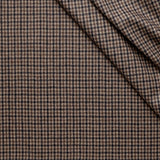 WF2-10 : Worsted Flannel Fawn & Brown Micro Check