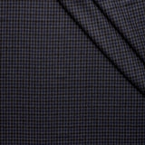 WF2-11 : Worsted Flannel Grey & Navy Micro Check