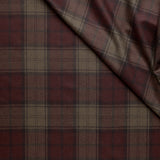 WF2-18 : Worsted Flannel Khaki Green & Brown Check