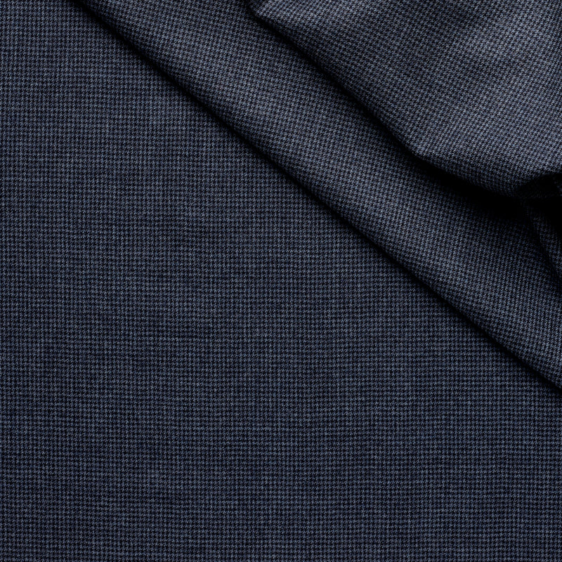 WF2-23 : Worsted Flannel Blue Houndstooth