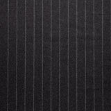 WF2-26 : Worsted Flannel Charcoal Shadow Stripe