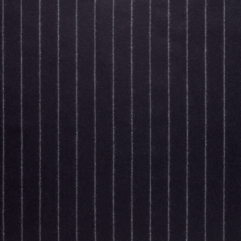 WF2-29 : Worsted Flannel Midnight Shadow Stripe