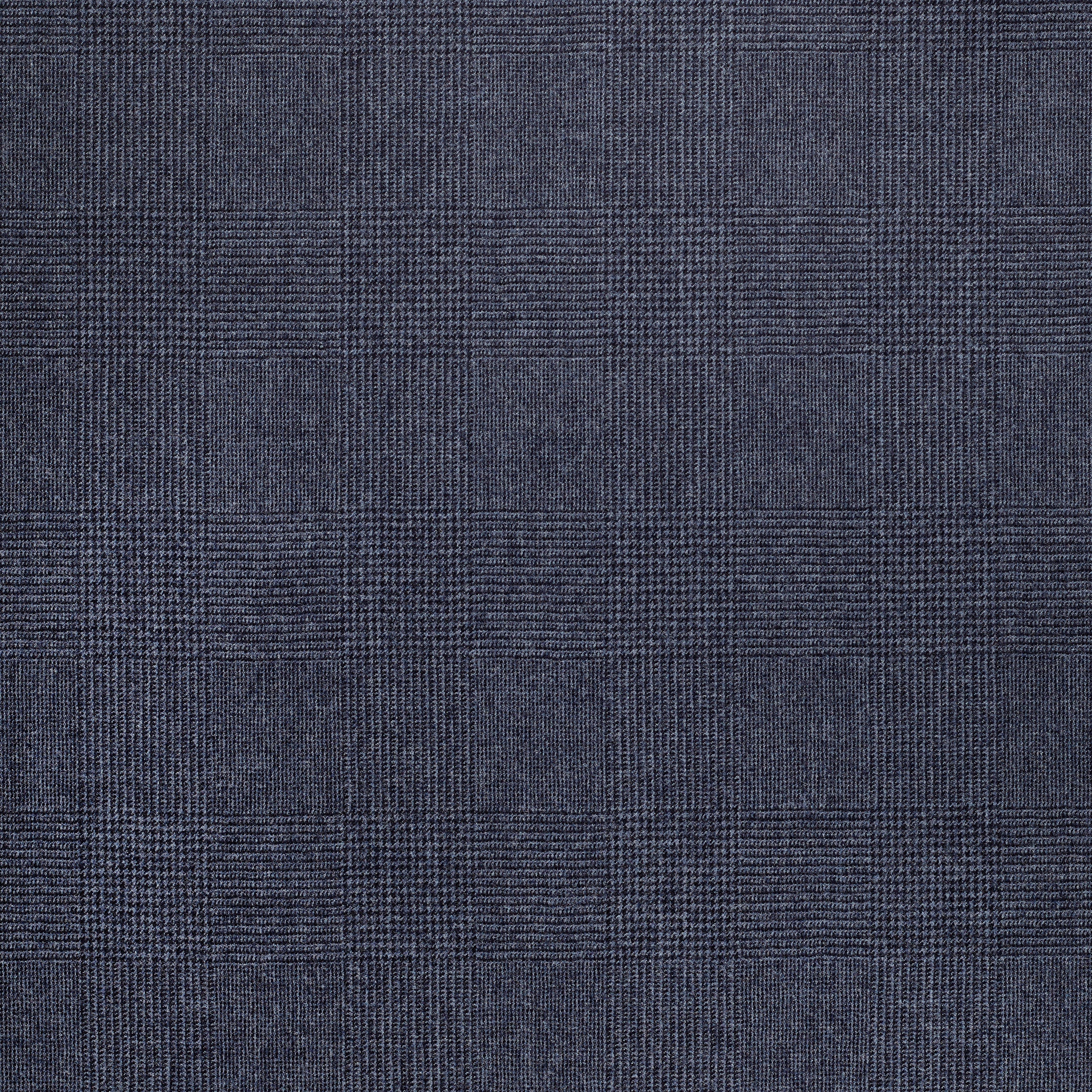WF2-35 : Worsted Flannel Char-Navy Glen Check