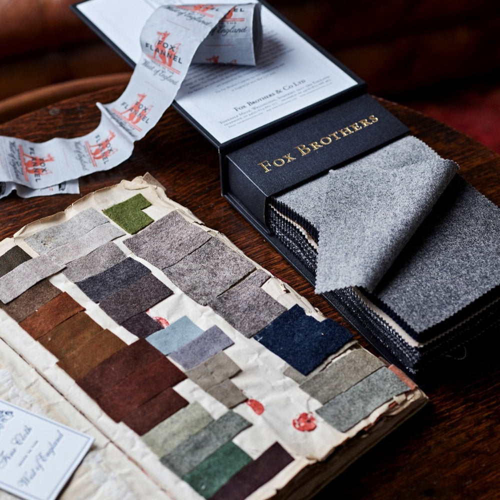 CL2-1 : Classic Flannel Plain Soft Grey – Fox Brothers & Co Ltd
