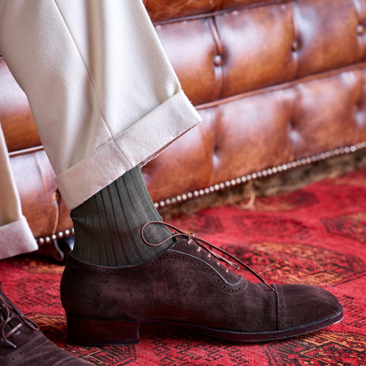 CL2-5 : The Garrick Flannel In Burlington Stone