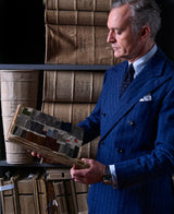 FD188 : Old English Blue Chalk Stripe