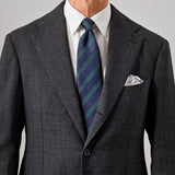 FA2 : Plain Weave Charcoal Classic Prince of Wales Check