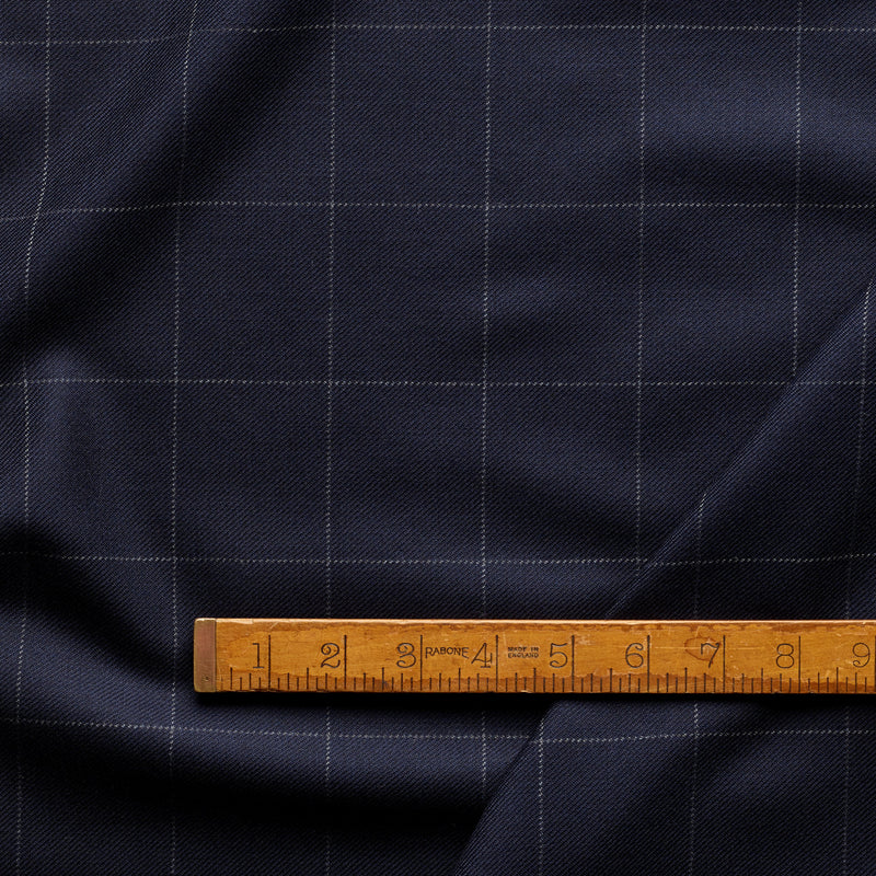 WT8 : Worsted Classics Navy Windowpane