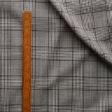 WT3 : Worsted Classics Black and White Guarded Glen Check