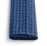 Blue Gunclub Check Jacketing Folded Over