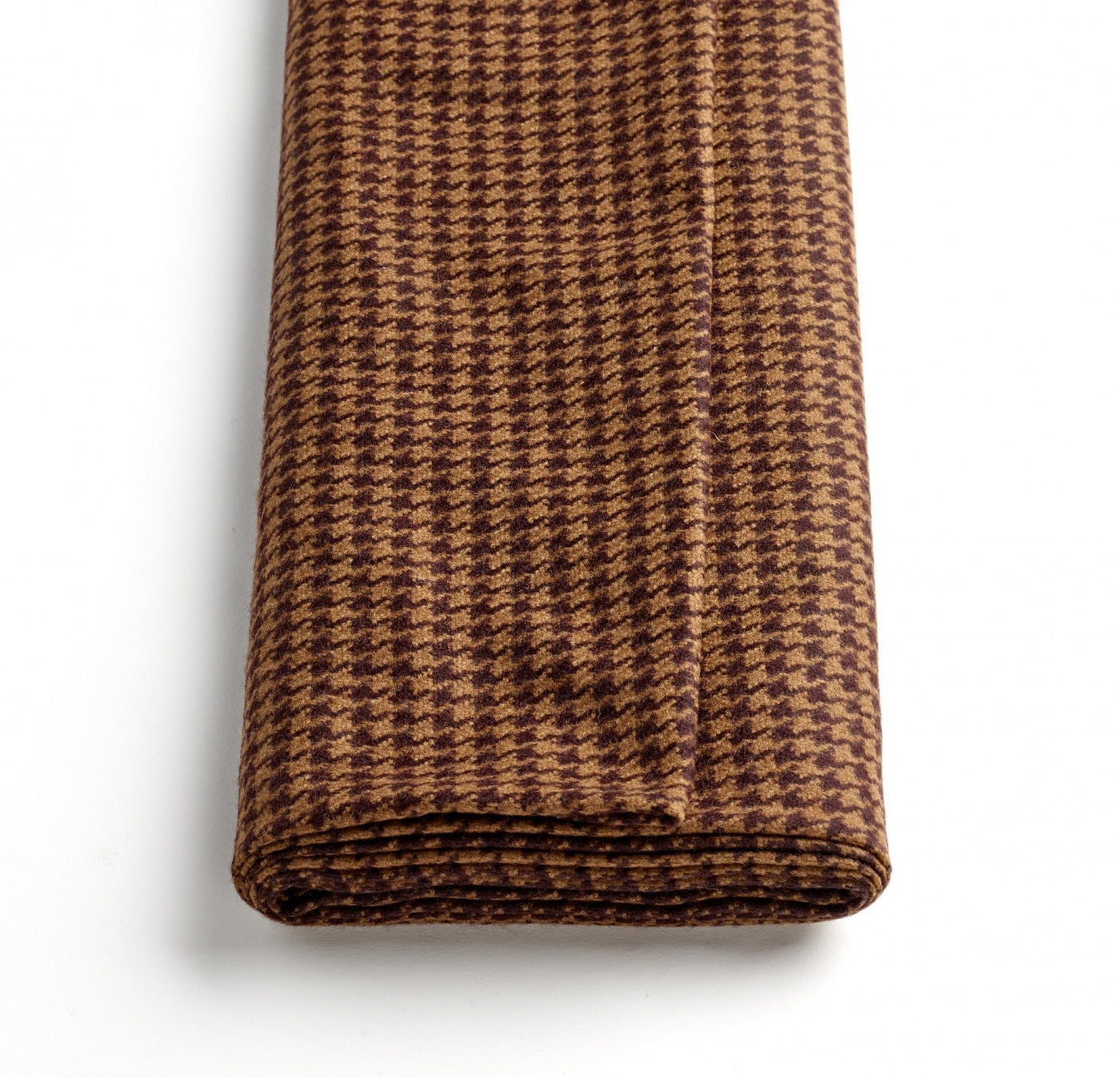 SJ12 : Brown Houndstooth Jacketing – Fox Brothers & Co Ltd