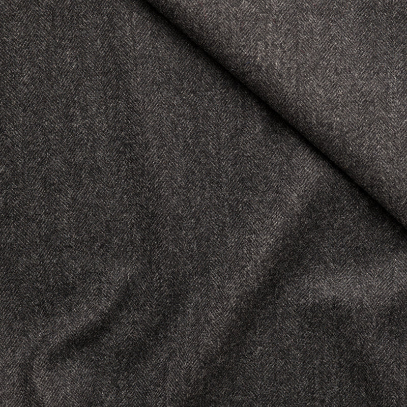 CT11 : Fox Coating Charcoal Herringbone