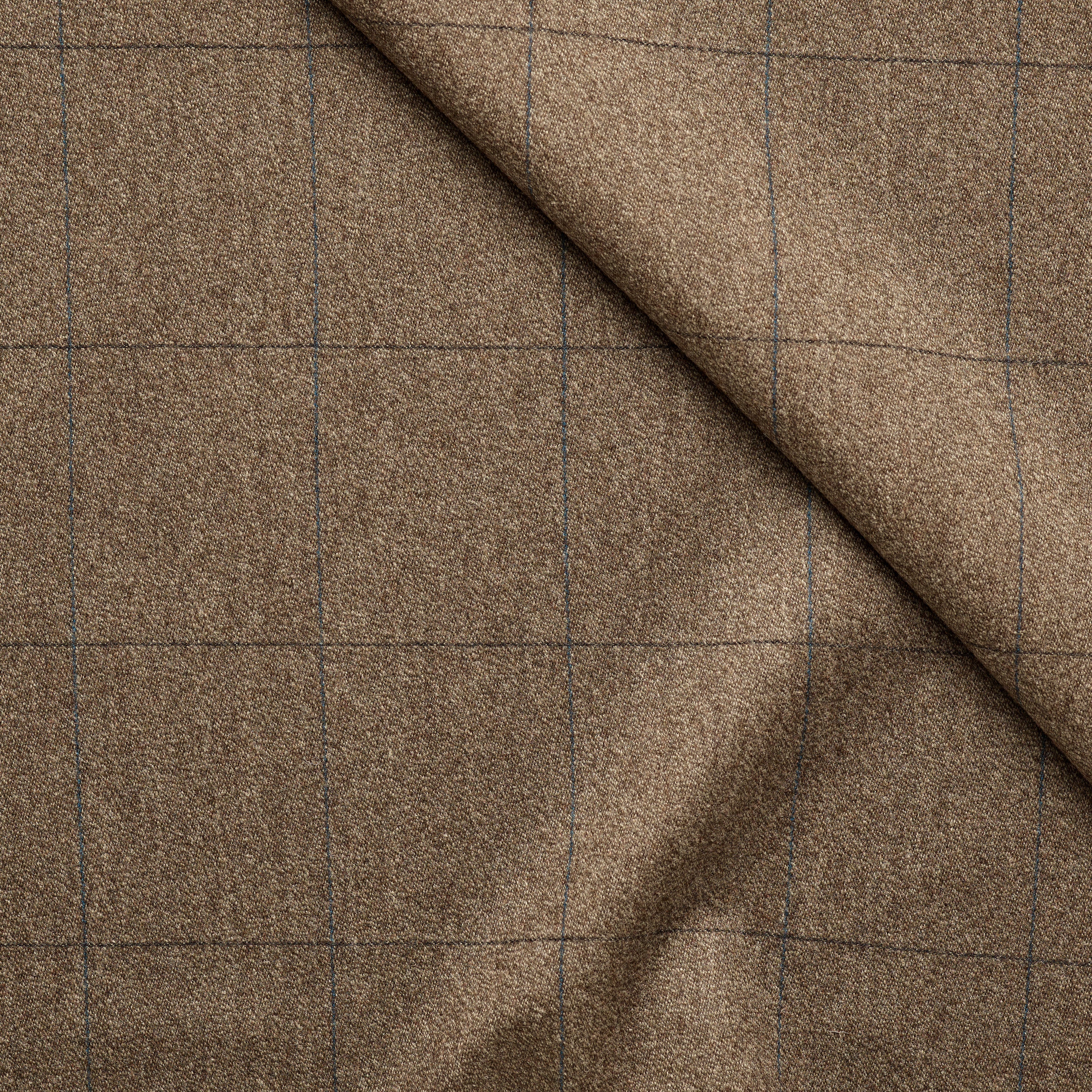 CT4 : Fox Taupe Windowpane Covert Cloth – Fox Brothers & Co Ltd