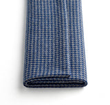 Char-Blue Houndstooth Jacketing Folded Over