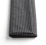 Charcoal Houndstooth Jacketing Folded Over