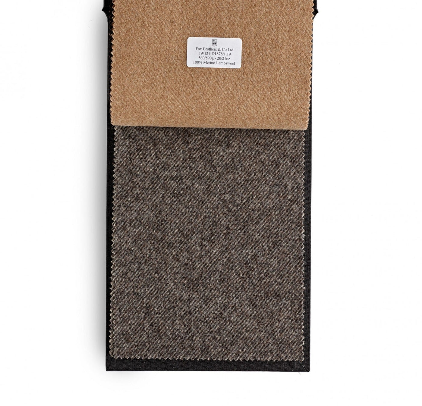 EC11 : Exmoor Overcoating Dark Melange Grey Twill – Fox Brothers
