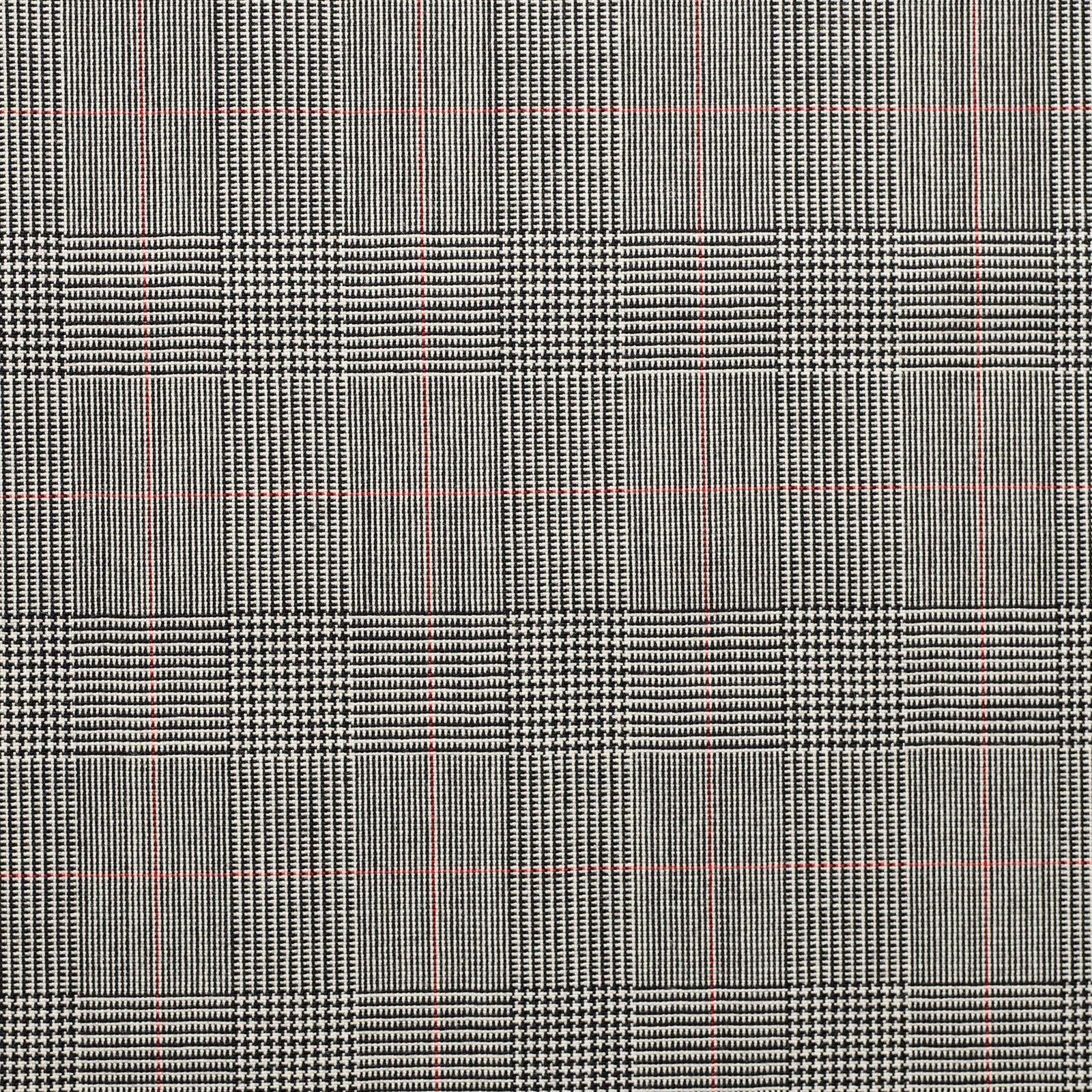 FC52 : Classic Glen Check with Red Deco Fox City – Fox Brothers