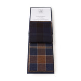 FJ10 : Layered Navy and Brown Check