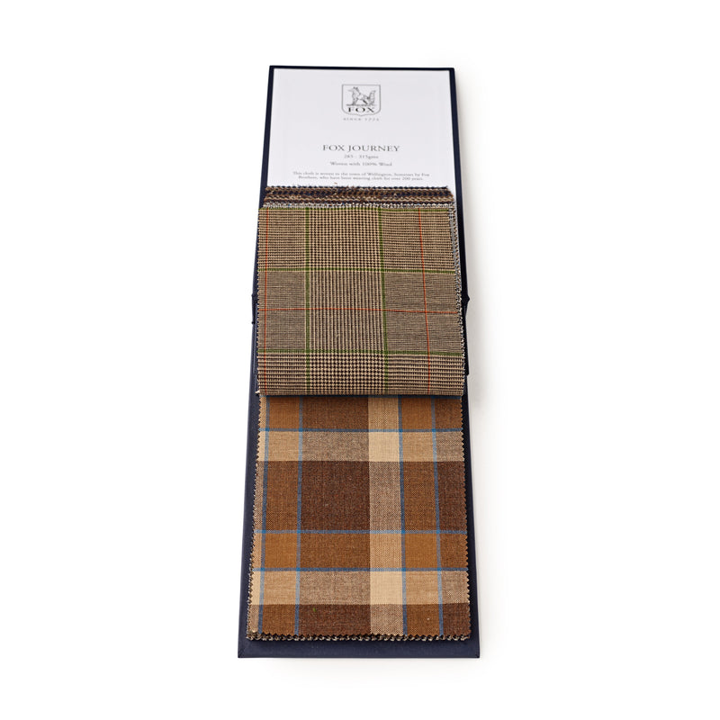 FJ24 : Chestnut Madras Check – Fox Brothers & Co Ltd