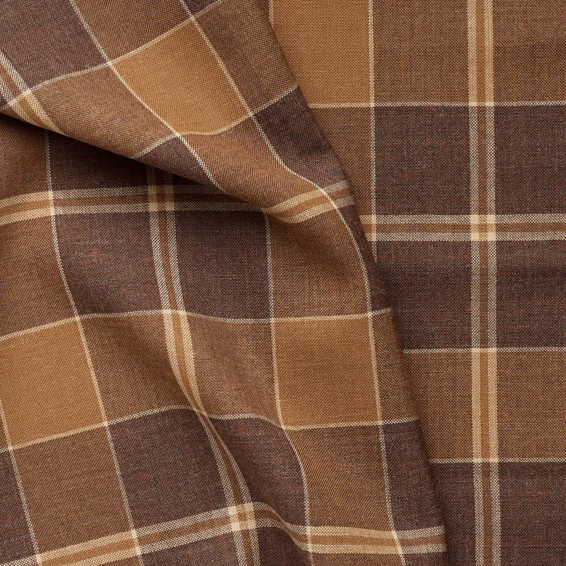 FJ8 : Tonal Brown Check