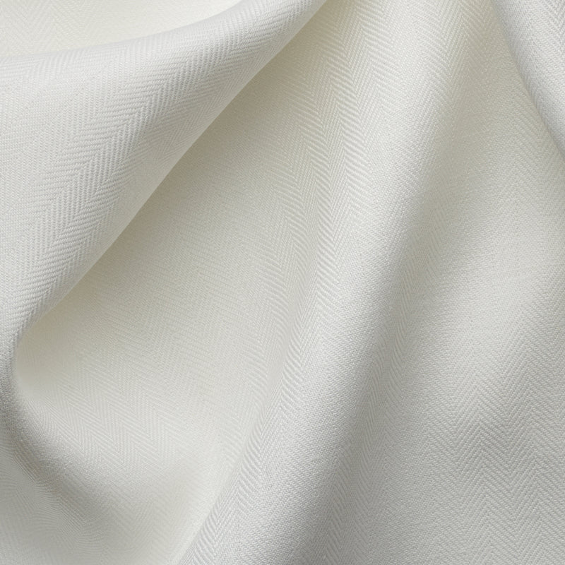 FL17 : Fox Linen Herringbone White