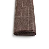HF7 : Brown Windowpane Flannel