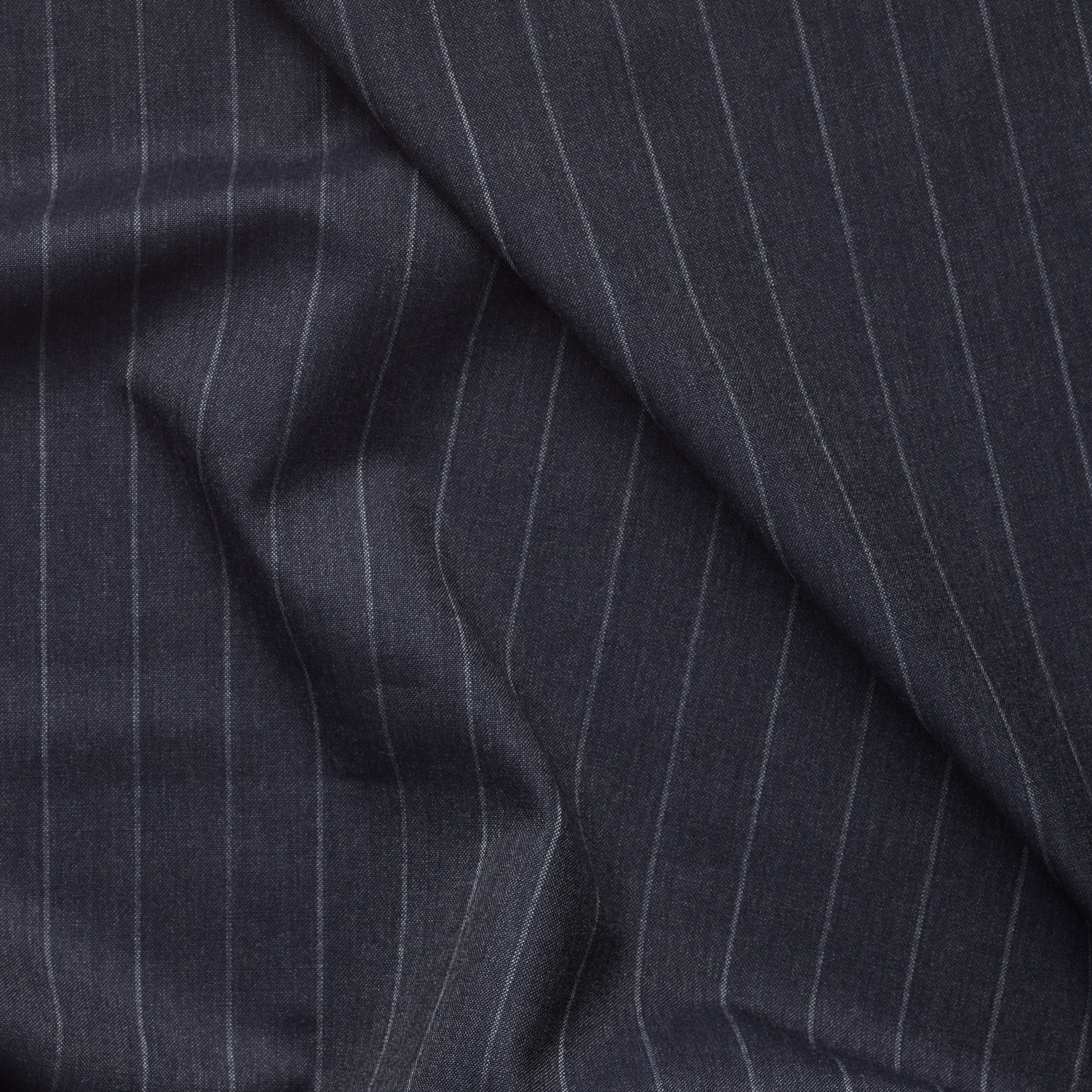 GF24 : Golden Fox Extra Wide Char Navy Pinstripe – Fox Brothers & Co Ltd