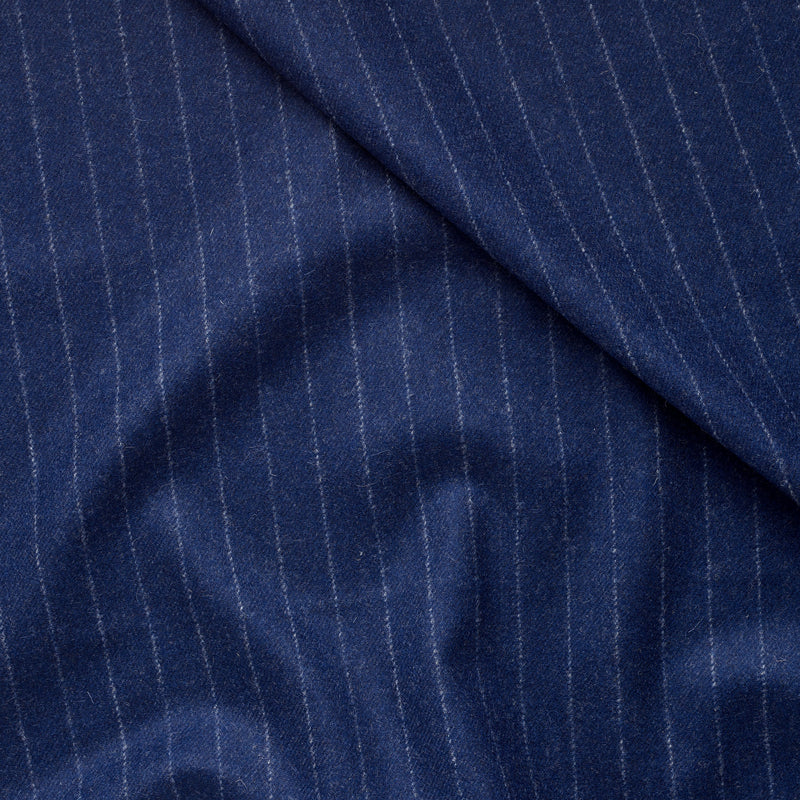 HF15 : Old English Blue Chalk Stripe Flannel