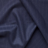 HF16 : Midnight Chalk Stripe Flannel