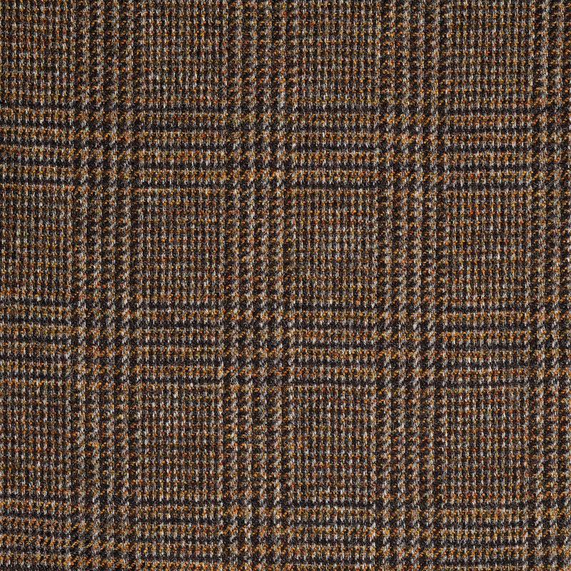 TD27 : Grey Rust Prince of Wales Check Tweed