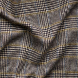 TD55 : Glen Check Tweed with a Blue & Gold Deco