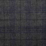 TD67 : Charcoal Tweed with Black & Navy Windowpane Deco