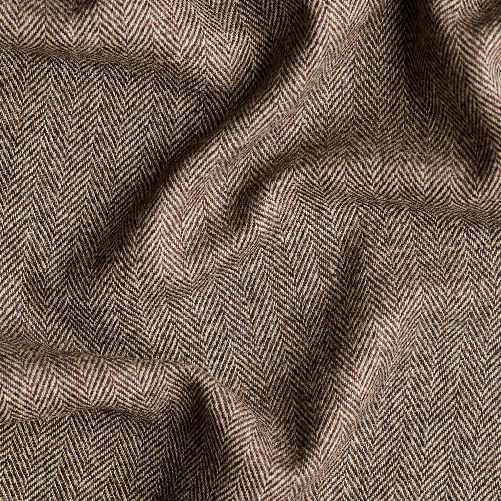 TD9 : Tawny Brown Herringbone Tweed – Fox Brothers & Co Ltd